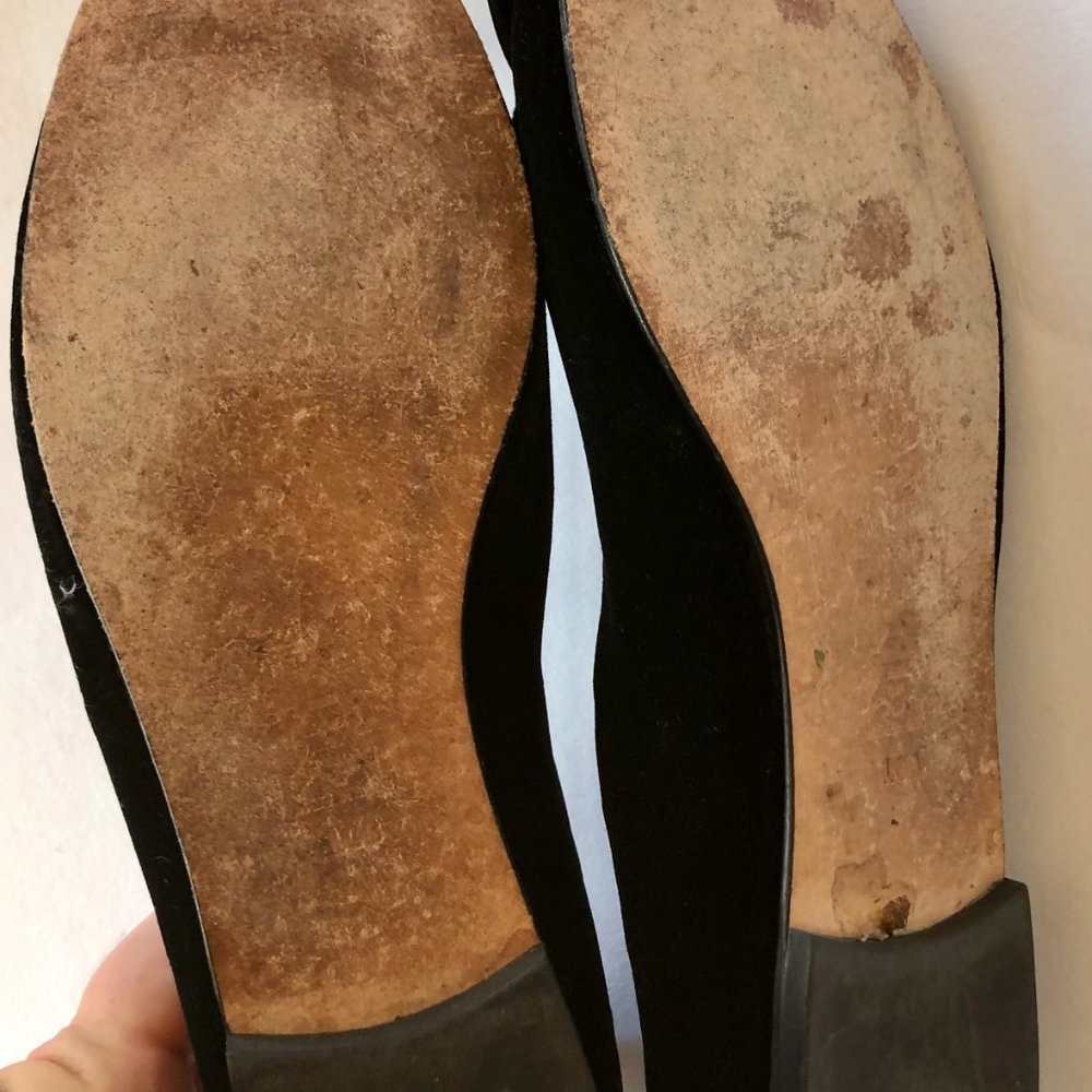 EUC FS/NY Velvet Ballet Flats Size 10 - Picture 5 of 6
